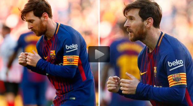 Messi có màn ăn mừng “lạ đời” và khó hiểu chưa từng thấy