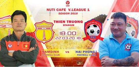 Nhận định Nam Định vs Hải Phòng, 18h00 ngày 22/3:  Thiên Trường cuồng nhiệt
