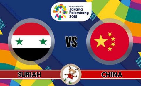 Nhận định U23 Syria vs U23 Trung Quốc, 19h00 ngày 16/08: ASIAD 2018