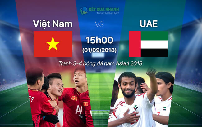 XEM TRỰC TIẾP U23 Việt Nam vs U23 UAE, 15h00 ngày 01/9