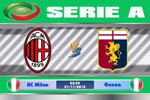 Nhận định AC Milan vs Genoa, 02h30 ngày 01/11: Trận đấu khó khăn