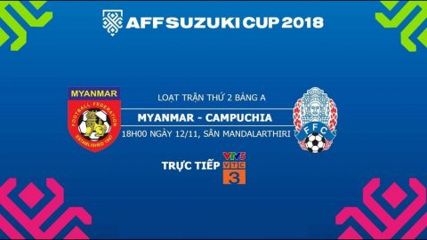 Nhận định Myanmar vs Campuchia, 18h30 ngày 12/11: Tìm kiếm chiến thắng