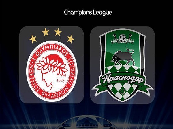 Soi kèo Olympiacos vs Krasnodar 2h00, 22/08 (Champions League)