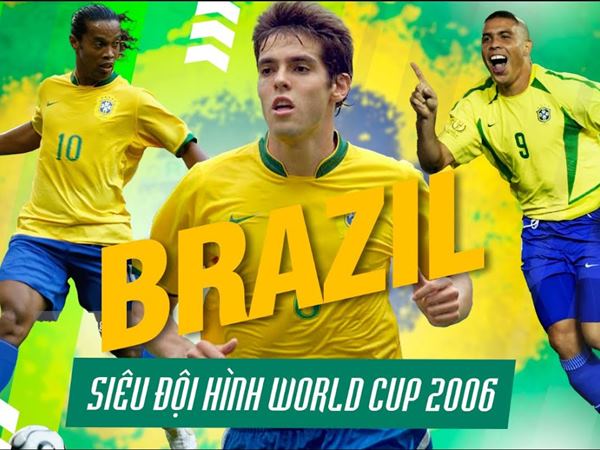 Đội hình toàn sao nhưng đội tuyển Brazil 2006 không thể bảo vệ chức vô địch