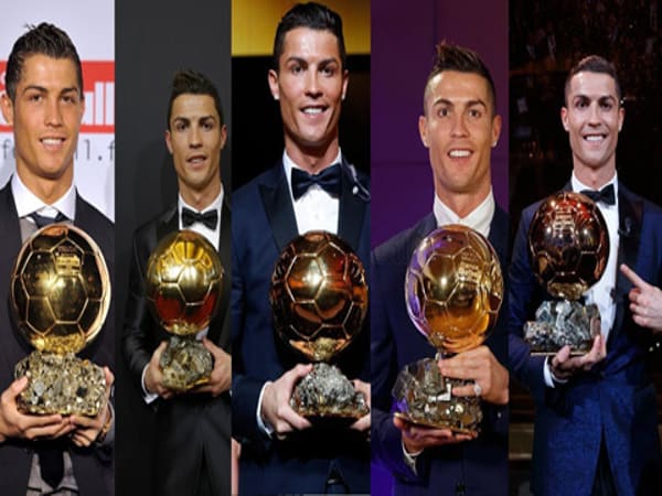 Ronaldo đạt bao nhiêu quả bóng vàng