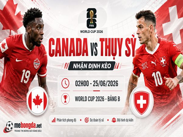 Nhận định kèo Canada vs Thụy Sỹ 02h00 ngày 25/06 đêm nay
